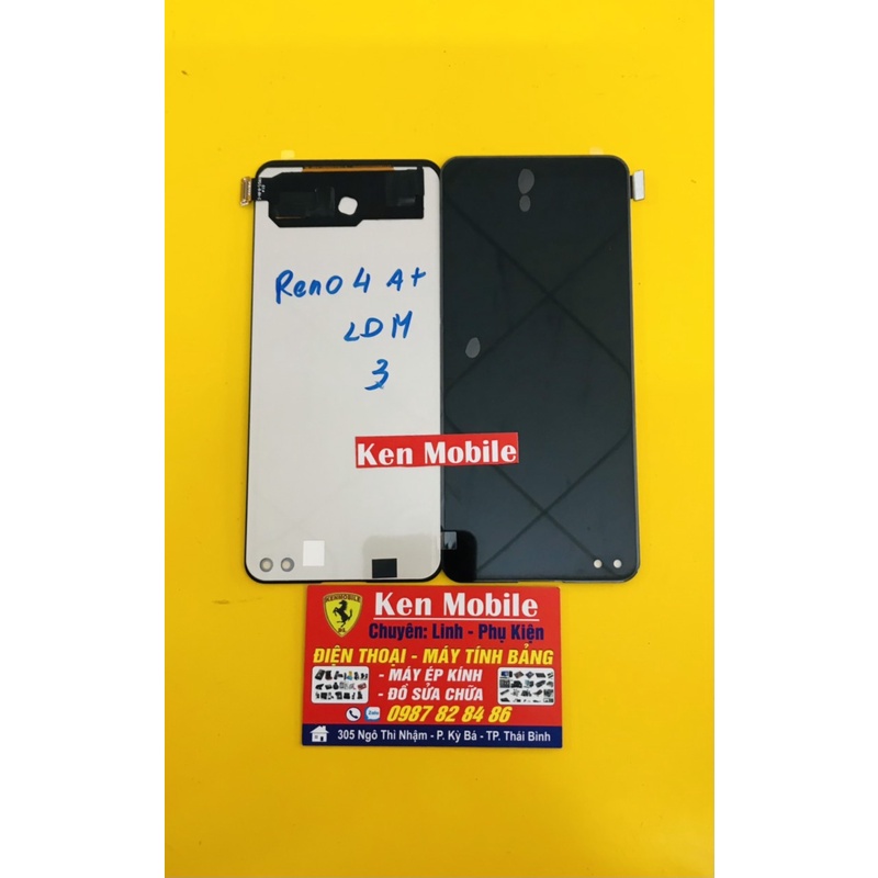 Màn Hình Nguyên Bộ OPPO Reno 4 / A93, Loại Phản Quang (tặng keo dán + cường lực)