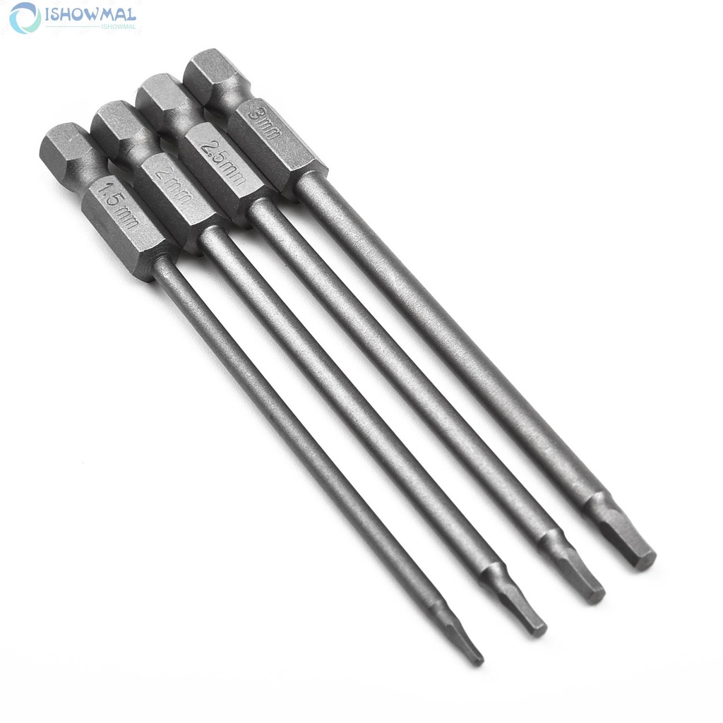 Set 4 Tua Vít Đầu Lục Giác 1.5mm 2.0mm 2.5mm 3.0mm 1.5 / 2.0 / 2.5 / 3.0mm Chuyên Dụng Sửa Chữa Các Thiết Bị Điều Khiể