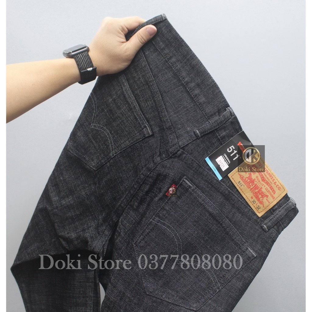 Quần Jean Nam Cao Cấp Màu Chì (Chỉ Chìm), Quần Bò Nam Chất Vải Co Giãn Thoải Mái, DOKI DK-11 | BigBuy360 - bigbuy360.vn