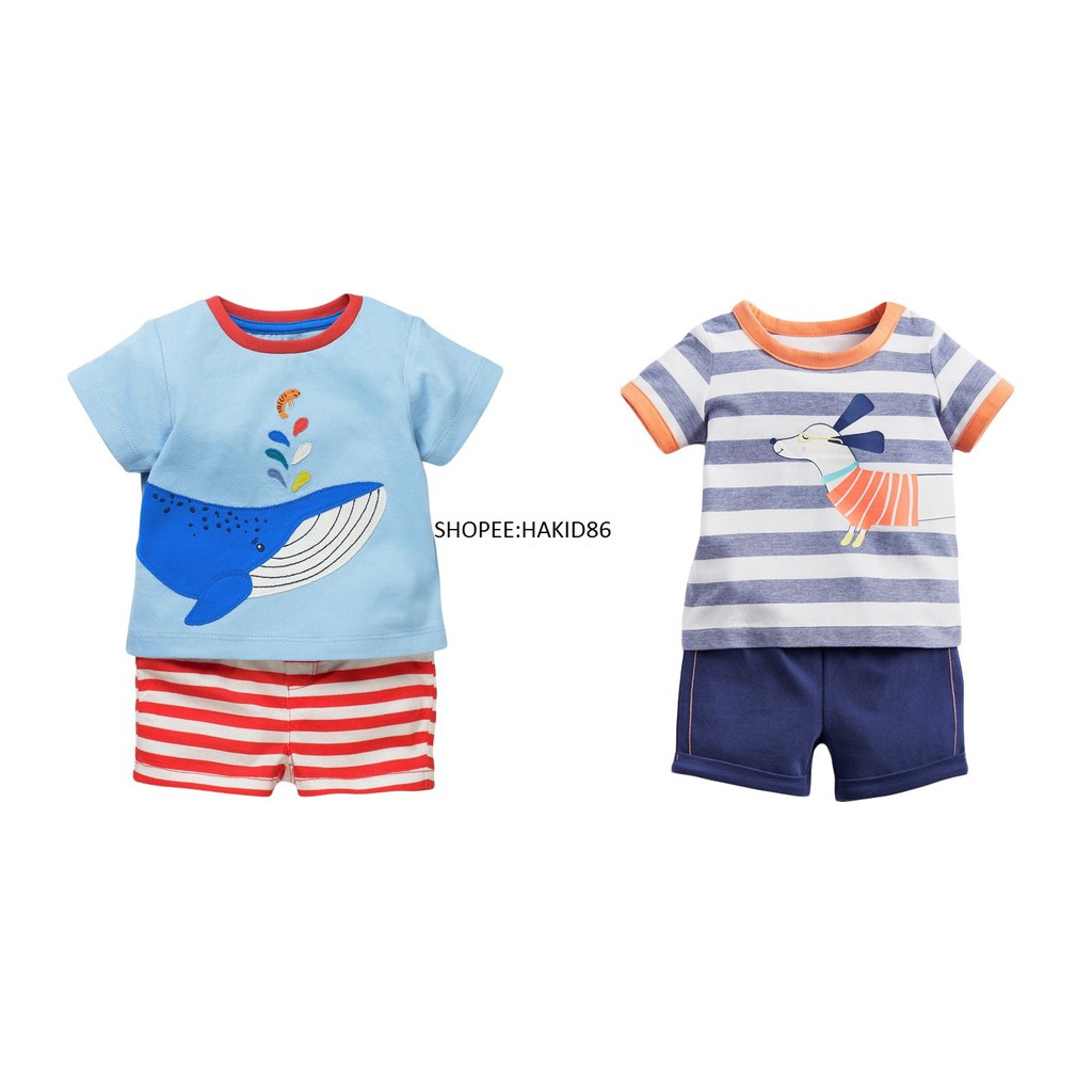 Quần áo trẻ em bé trai bộ cộc tay bé trai set quần áo trẻ em Little Maven cotton mẫu mới 2021 (10-26kg)