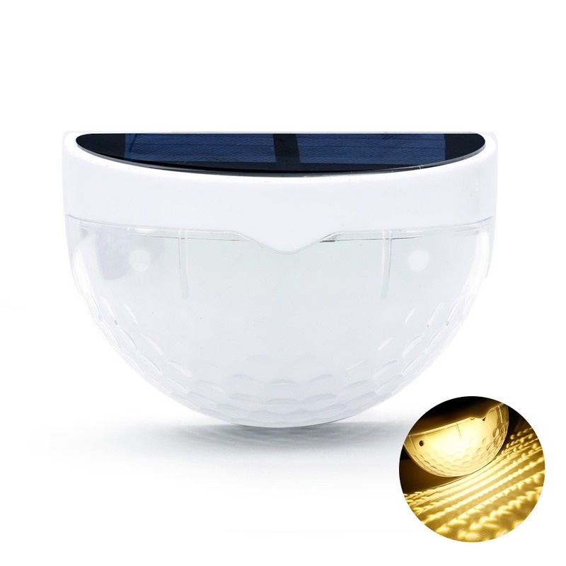 Đèn Led 6 Bóng Hình Bán Nguyệt Trong Suốt Chống Nước Dùng Năng Lượng Mặt Trời