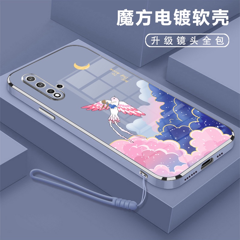Ốp Điện Thoại Họa Tiết Cô Gái Dễ Thương Cho Huawei NOVA 3 Huawei NOVA3i Huawei NOVA 4 Huawei NOVA 5 NOVA 5i NOVA 5ipro Huawei NOVA 5t