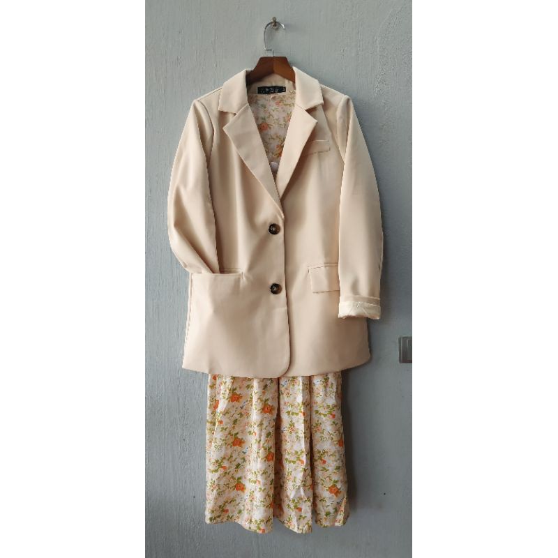 [Hàng order] Blazer trắng sữa 2 lớp (kèm ảnh thật) 💥 đơn giản, nhẹ nhàng, tinh tế 💗💗💗💗 | BigBuy360 - bigbuy360.vn