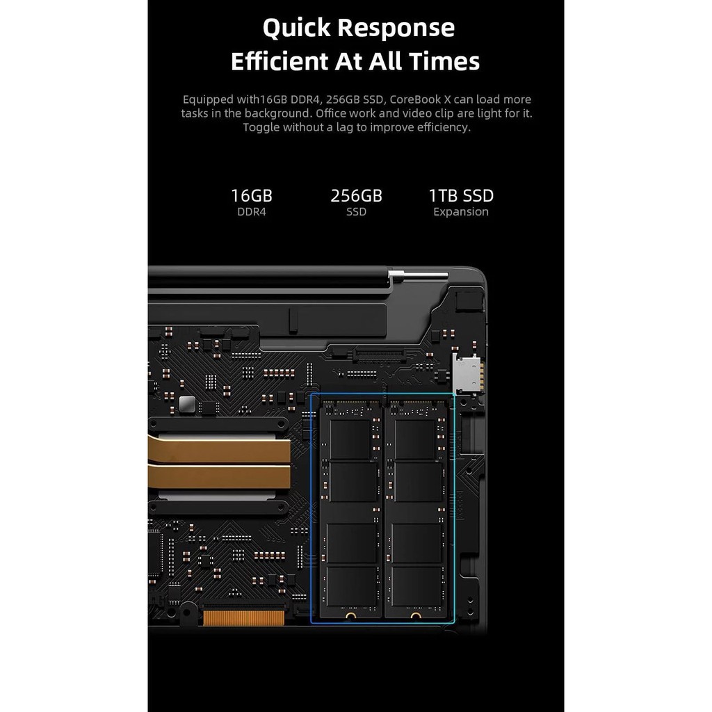 Laptop Chuwi Corebook X Ram 16GB ổ cứng 256GB SSD | BigBuy360 - bigbuy360.vn
