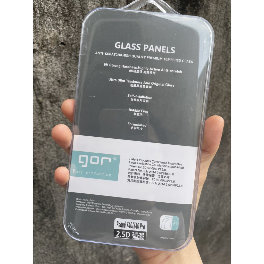 Bộ 2 kính cường lực Xiaomi 13T ,K60 ,K50 ,Mi 11T, K40,K30 Pro ,10T ,Note 10, Note 12 chính hãng Gor