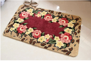 SET 2 THẢM HOA 3D SANG CHẢNH 40x60 cm