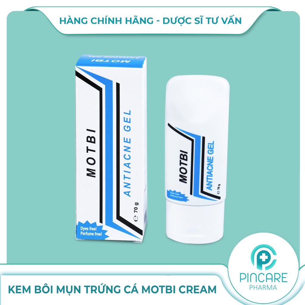 Kem giảm mụn Motbi Antiacne Gel 70g - Hàng chính hãng - Nhà thuốc PinCare