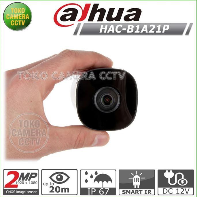 DAHUA Camera An Ninh Ngoài Trời 2mp Hac-B1A21 Hdcvi Cctv