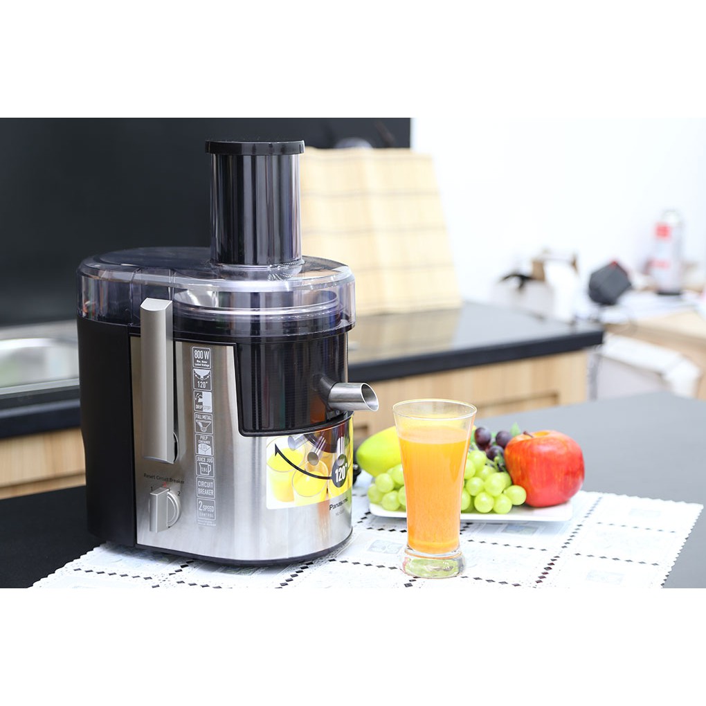 Máy ép trái cây Panasonic  MJ-DJ01S 800W / Trưng bày 98% / BH 12 tháng