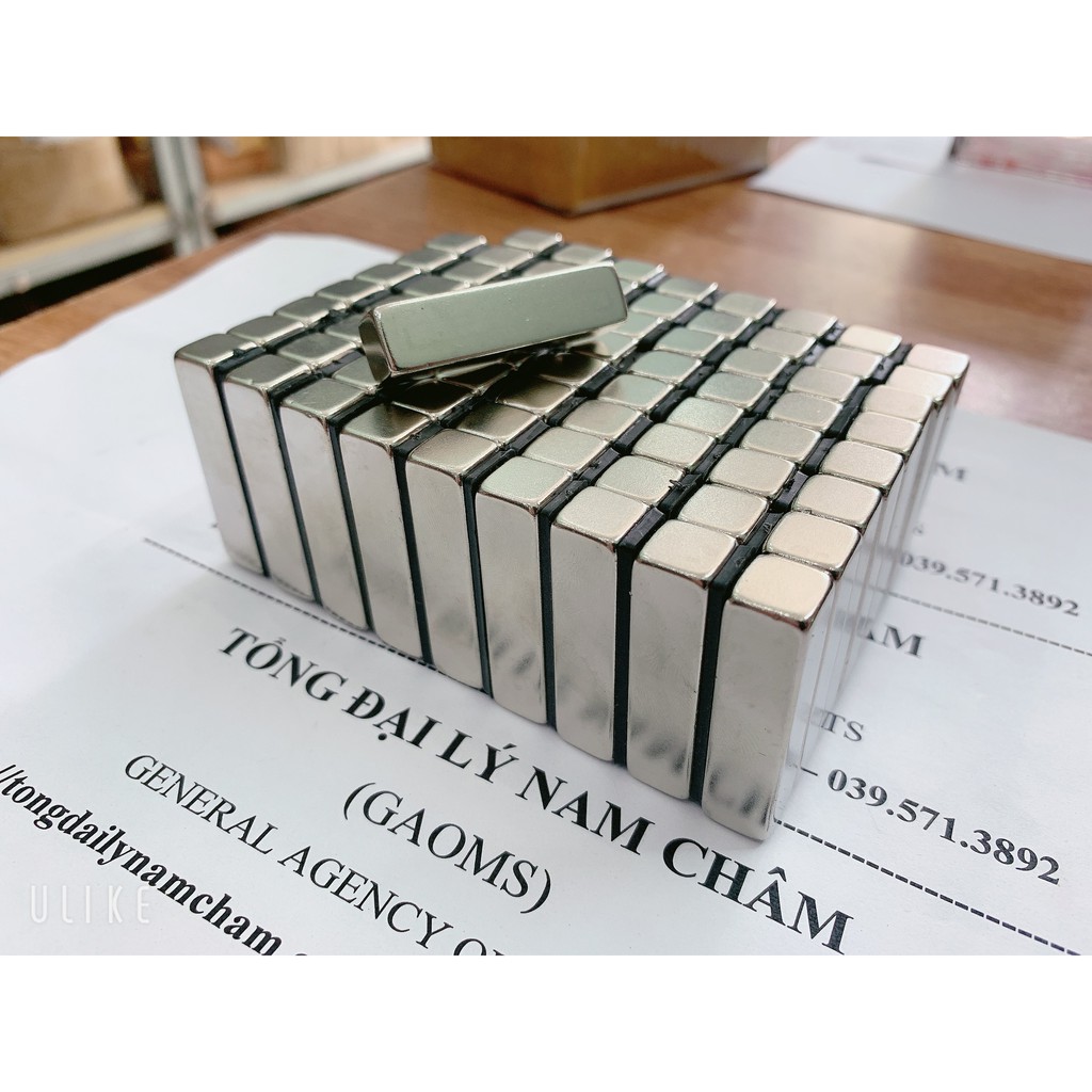Nam châm thỏi 40x10x10mm lực hút siêu cường