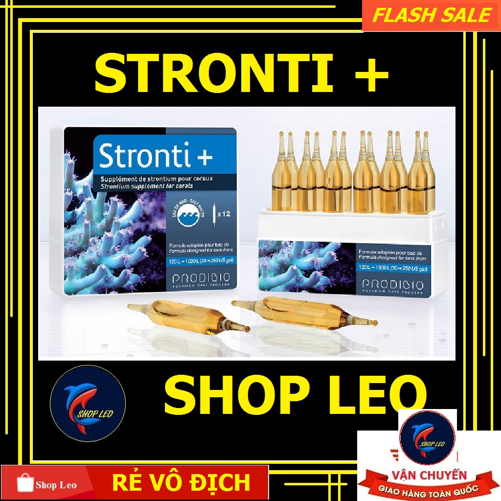 Vi sinh hồ cá biển - bể nước mặn - bioptim - Coral vits- Reef booster - iodi - Stronti - vi sinh cao cấp - Shopleo