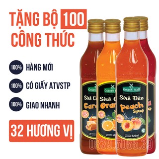 Siro Golden Farm 520ml - chai thủy tinh