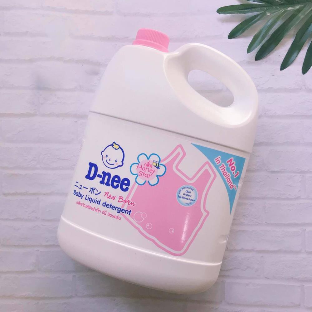 [ giá siêu rẻ] [TEM ĐẠI THỊNH] Nước Giặt Xả Quần Áo Cho Trẻ Em Dnee Thái Lan - D-nee Chai Lớn 3000ml