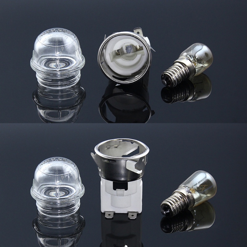 Giá Đỡ Bóng Đèn Lò Vi Sóng 25W Mặt Kính Cường Lực Chịu Nhiệt 500 Độ