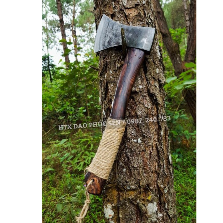 Rìu Đi Rừng - Hàng Chuẩn HTX Dao Phúc Sen
