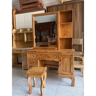 bàn trang điểm gỗ gỏ đỏ( đủ kích thước)