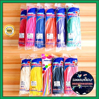 [Giá rẻ nhất] Bịch 100 Bóng Bay Dài Đủ Màu BK 260 - Hàng Thái Lan