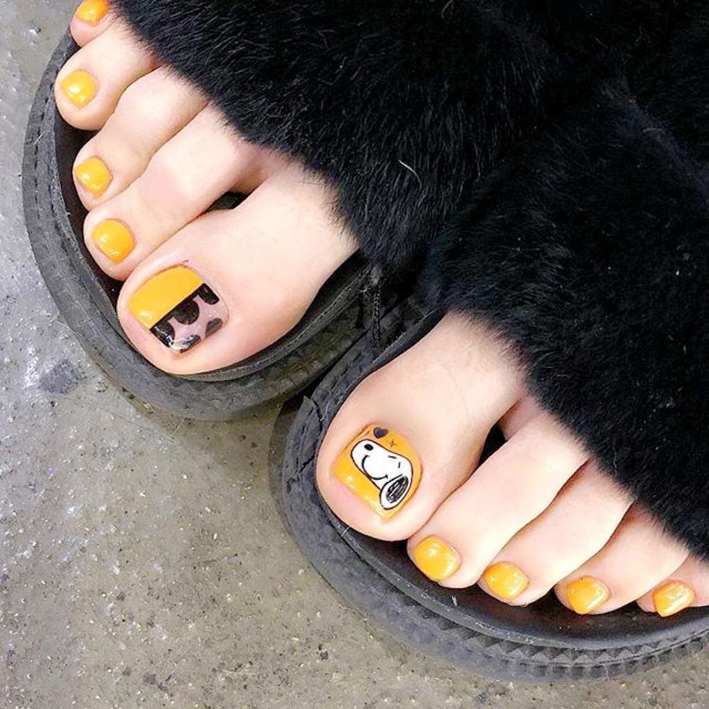Miếng Dán Trang Trí Móng Chân Xinh Xắn Chống Thấm Nước