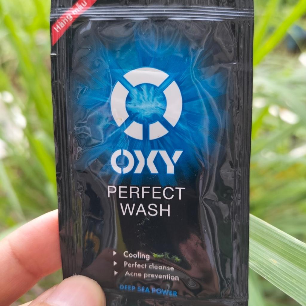 Combo 10 gói Sữa rửa mặt than hoạt tính có hạt sạch nhờn Oxy Deep 3g- HÀNG CHÍNH HÃNG