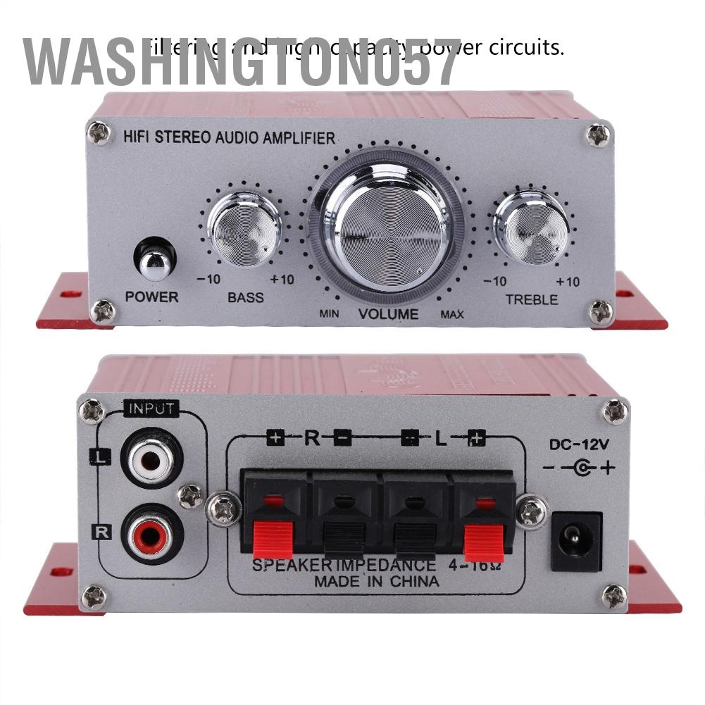 Có thể bán buôn Bộ khuếch đại ô tô kỹ thuật số nhỏ âm thanh Hifi Âm CD DVD Máy nghe nhạc FM MP3 Washington057 Hàng giao ngay