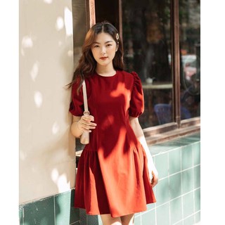 Váy liền nữ đuôi cá siêu xinh V024-Đỏ