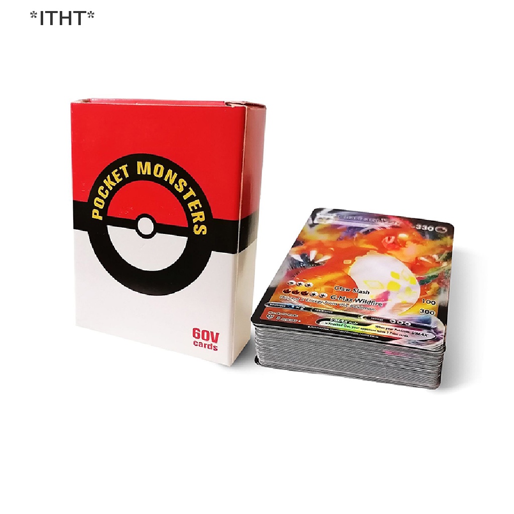 Bộ 100 Thẻ Bài Pokemon Vmax Lấp Lánh