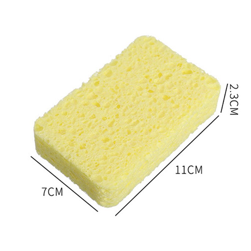 [Hàng mới về] Miếng mút xốp rửa bát vân gỗ 2 mặt không dính