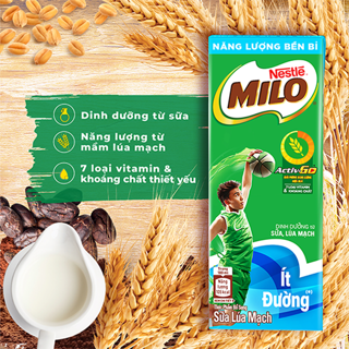 Thức uống lúa mạch Nestle Milo 180ml Thùng 48 Hộp