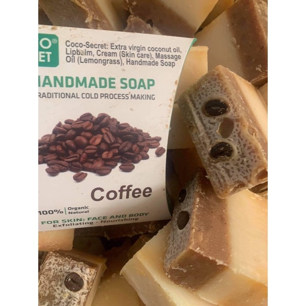 [Tặng 2 túi lưới]  Set 1kg ~ 1.1kg Xà phòng handmade Dầu Dừa Coco secret thảo mộc - Xà phòng sinh dược Coco Secret