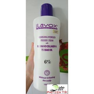 Oxy nhuộm tóc Lavox tím 1000ml - chuyên sỉ phụ liệu tóc