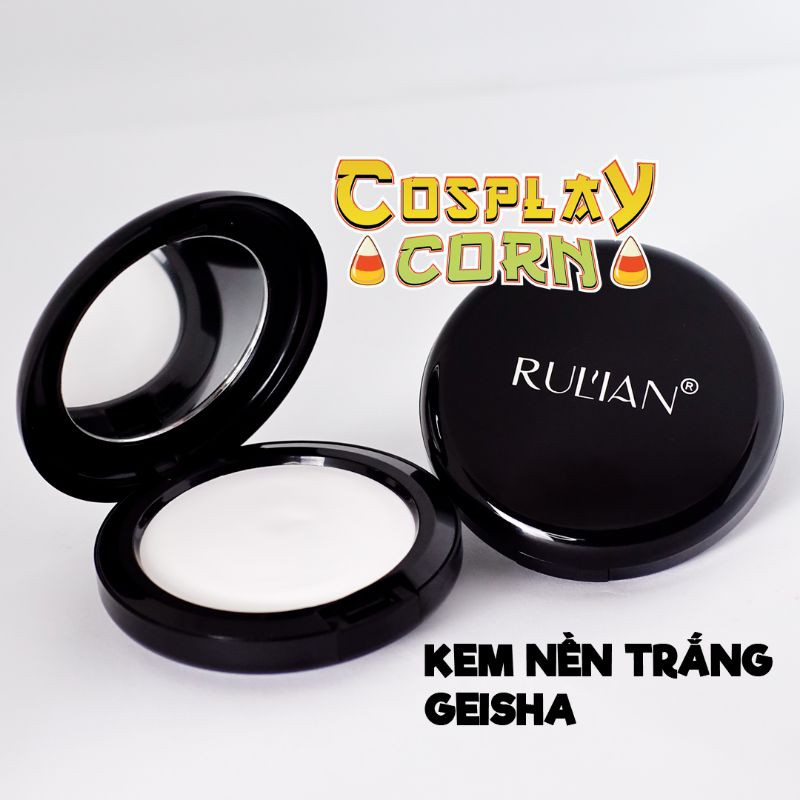 Combo Hóa Trang Kem Nền Trắng Geisha + Phấn Phủ Siêu Trắng