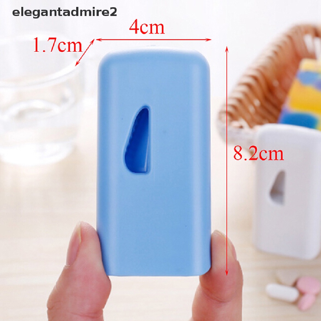 [gant] Tablet Pill Cutter Splitter Medicine Box Storage Case Crusher Grinder Divider .