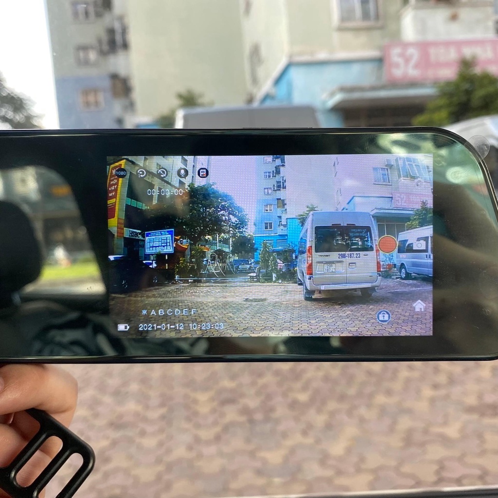 Camera hành trình ô tô M7/M5/M4 dạng gương chiếu hậu màn cảm ứng FullHD Lắp đặt dễ dàng 1đổi1 trong 12Tháng
