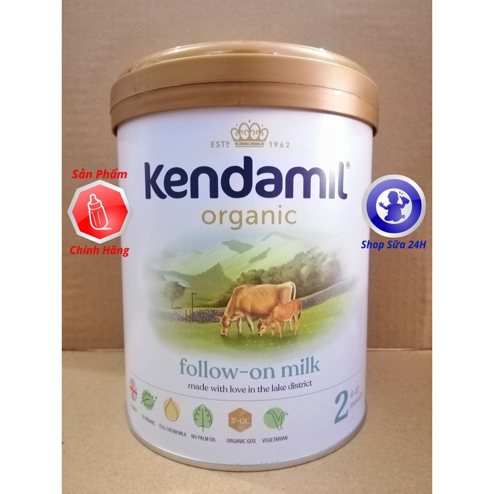 Sữa Kendamil Organic Số 1, 2 ,3 Lon 800g