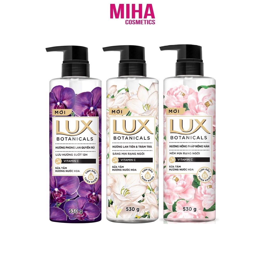 Sữa Tắm Hương Nước Hoa Cao Cấp LUX 530g Mẫu Mới Chính Hãng Công Ty