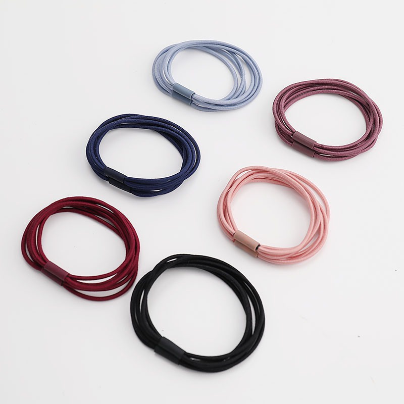 Cột tóc dây đôi nơ đơn giản chắc chắn giá rẻ COT11