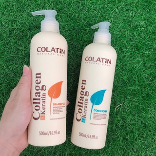 [CHÍNH HÃNG] LẺ DẦU GỘI HOẶC XẢ COLATIN TƠ TẰM CHÍNH HÃNG CÔNG TY XUÂN THÌ 500ML - 1000ML