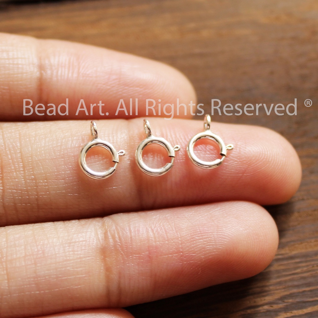 Charm Khoá Bạc 925, Phối Vòng Tay Phong Thuỷ, Trang Sức, Chuỗi Hạt, Dây Chuyền, Lắc Tay S50 - Bead Art