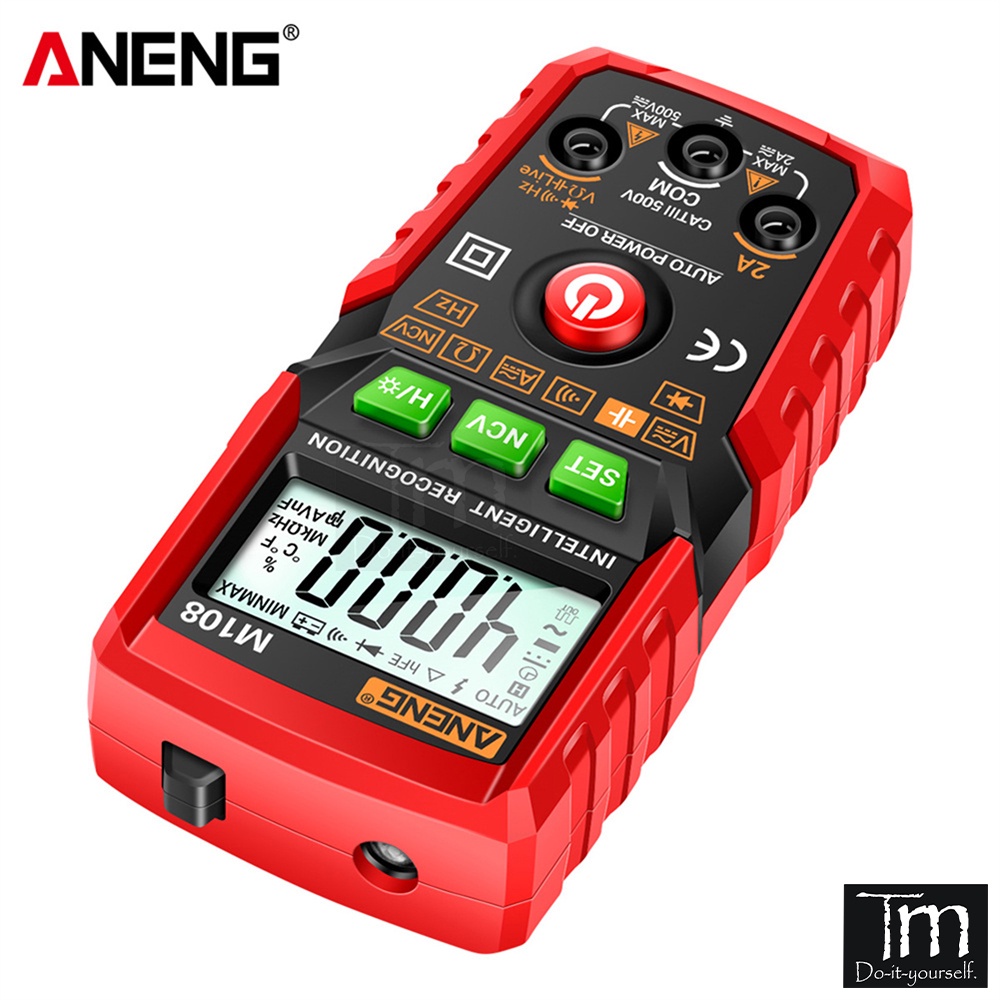 Đồng Hồ Vạn Năng ANENG M108 Tự Động Chọn Dải