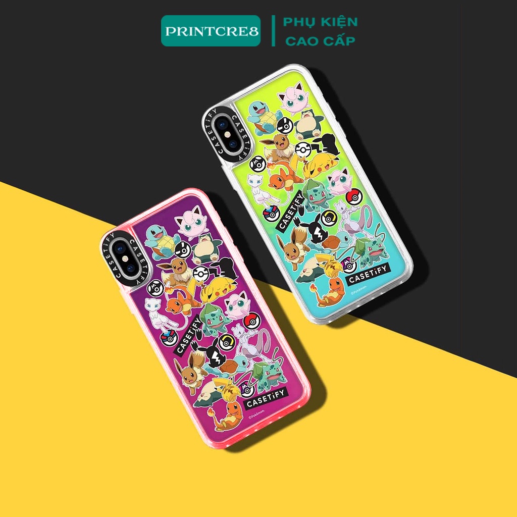 casetify iphone Ốp dẻo trong Pokemon ốp ip chống bẩn 6plus/6splus/7/7plus/8/8plus/x/xr/xs/11/12/13/pro/max/plus/promax