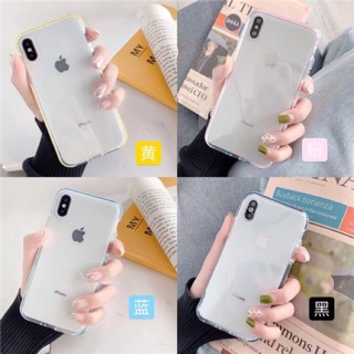 Ốp iphone viền màu chống sốc