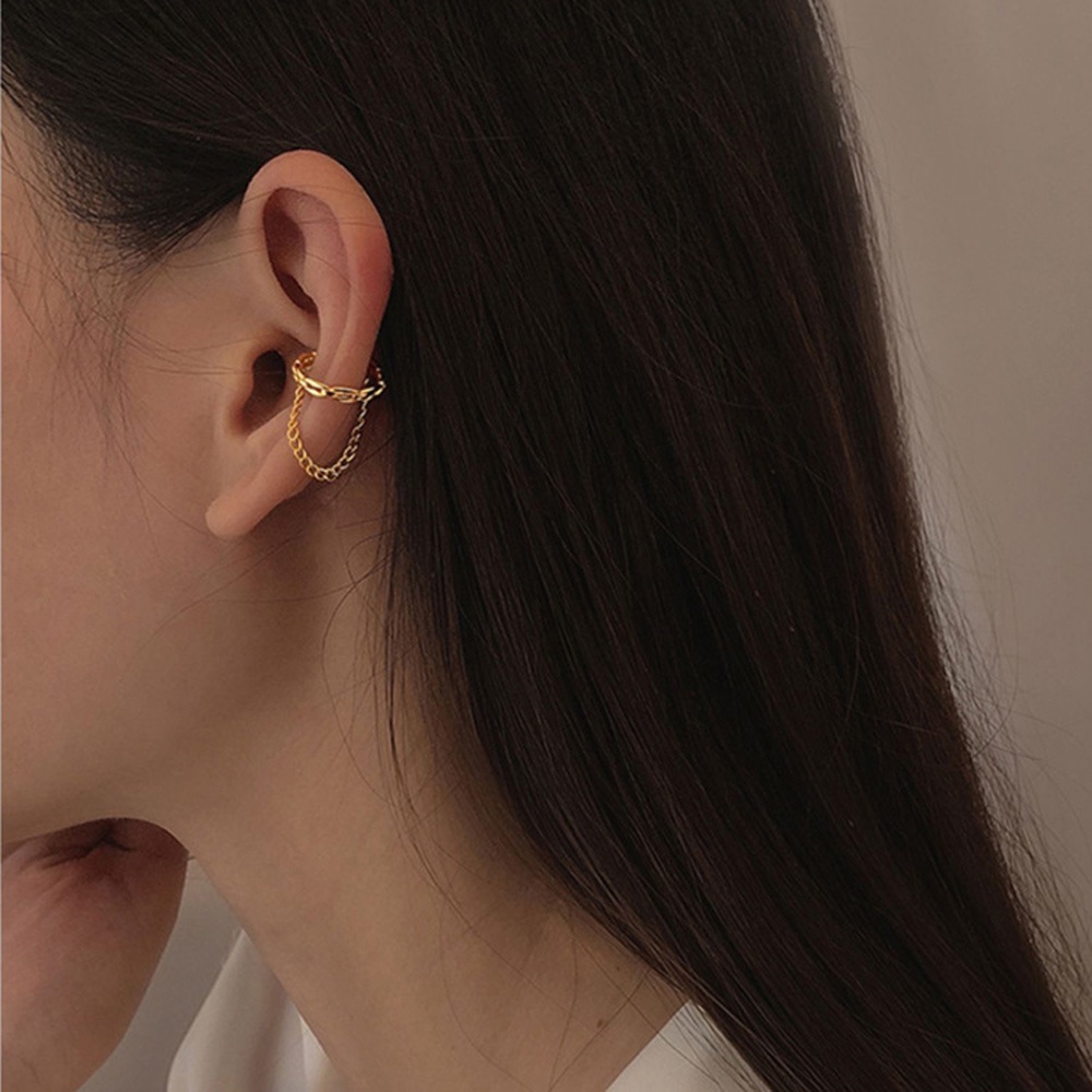 Epoch Khuyên Vành Tai Dạng Kẹp Không Xỏ Lỗ Hình Ngôi Sao Thời Trang Cho Nữ