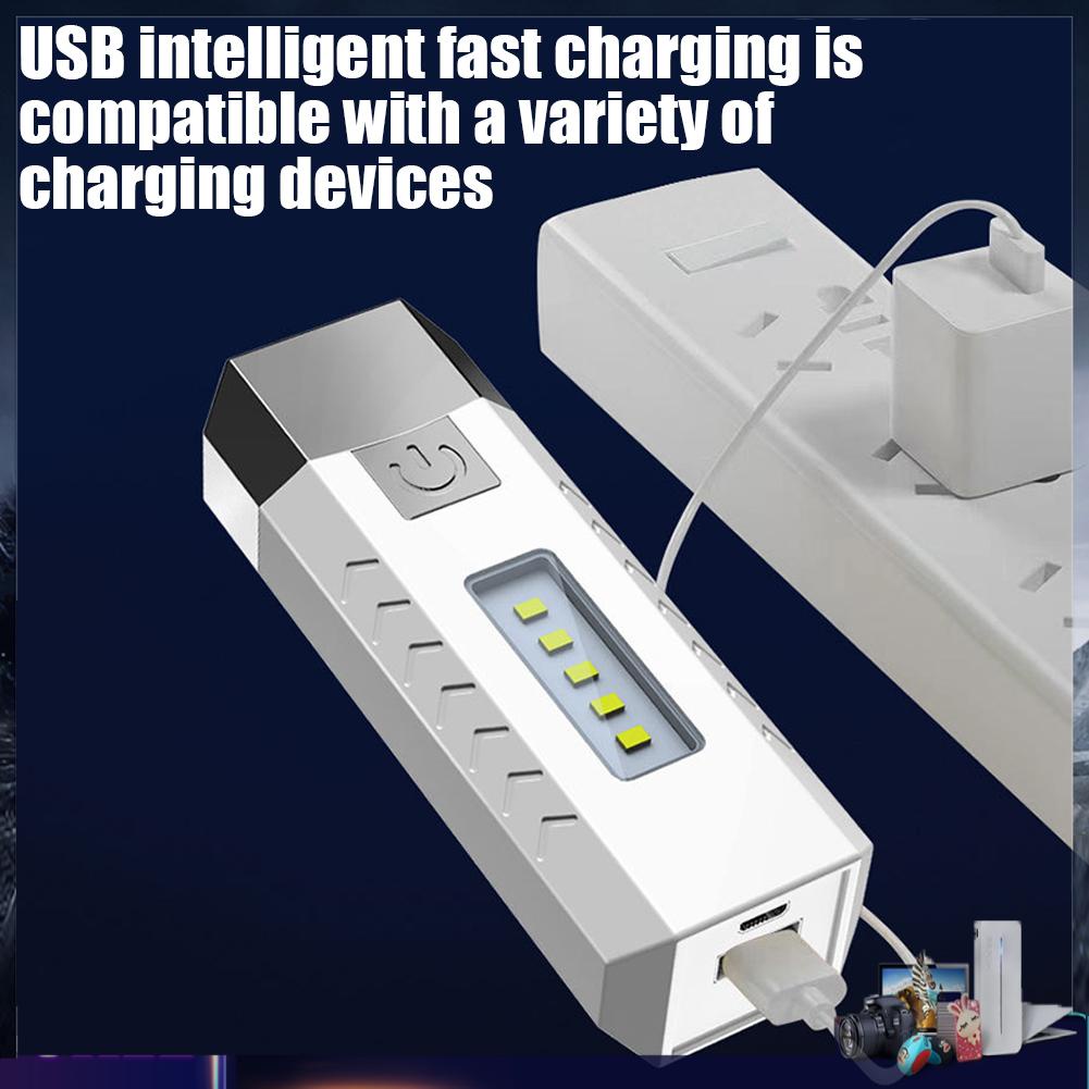 Đèn Pin LED 1200mAh COB Chống Nước 500lm