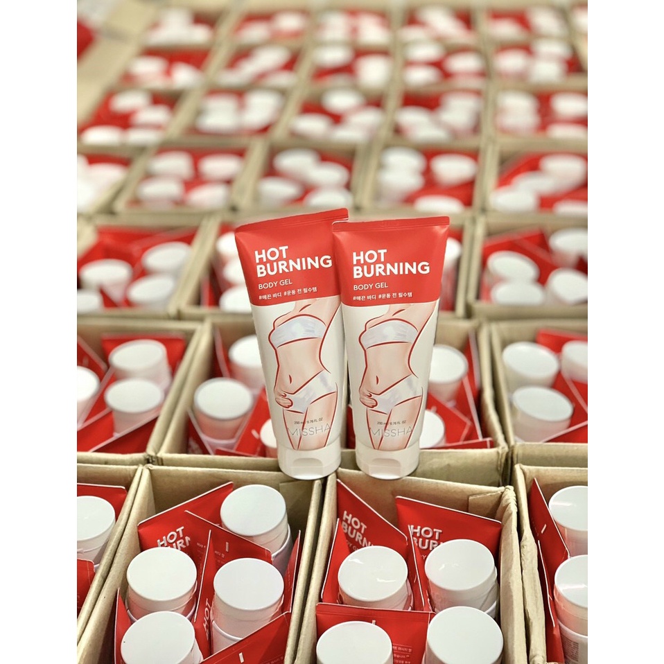[CHÍNH HÃNG] KEM TAN MỠ BỤNG MISSHA HOT BURNING - GEL TAN MỠ HÀN QUỐC HIỆU QUẢ MỜ RẠN 200ML