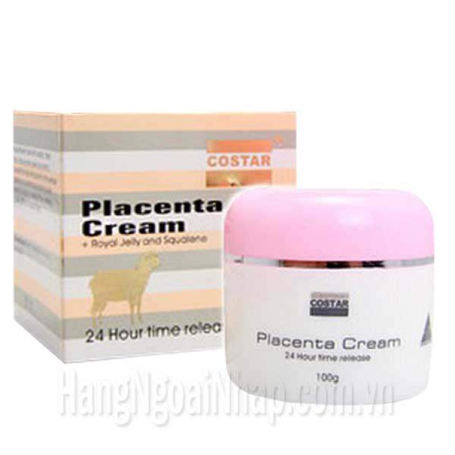Kem Nhau Thai Cừu Vitamine E Lanolin Placenta Cream Costar 100g Úc.