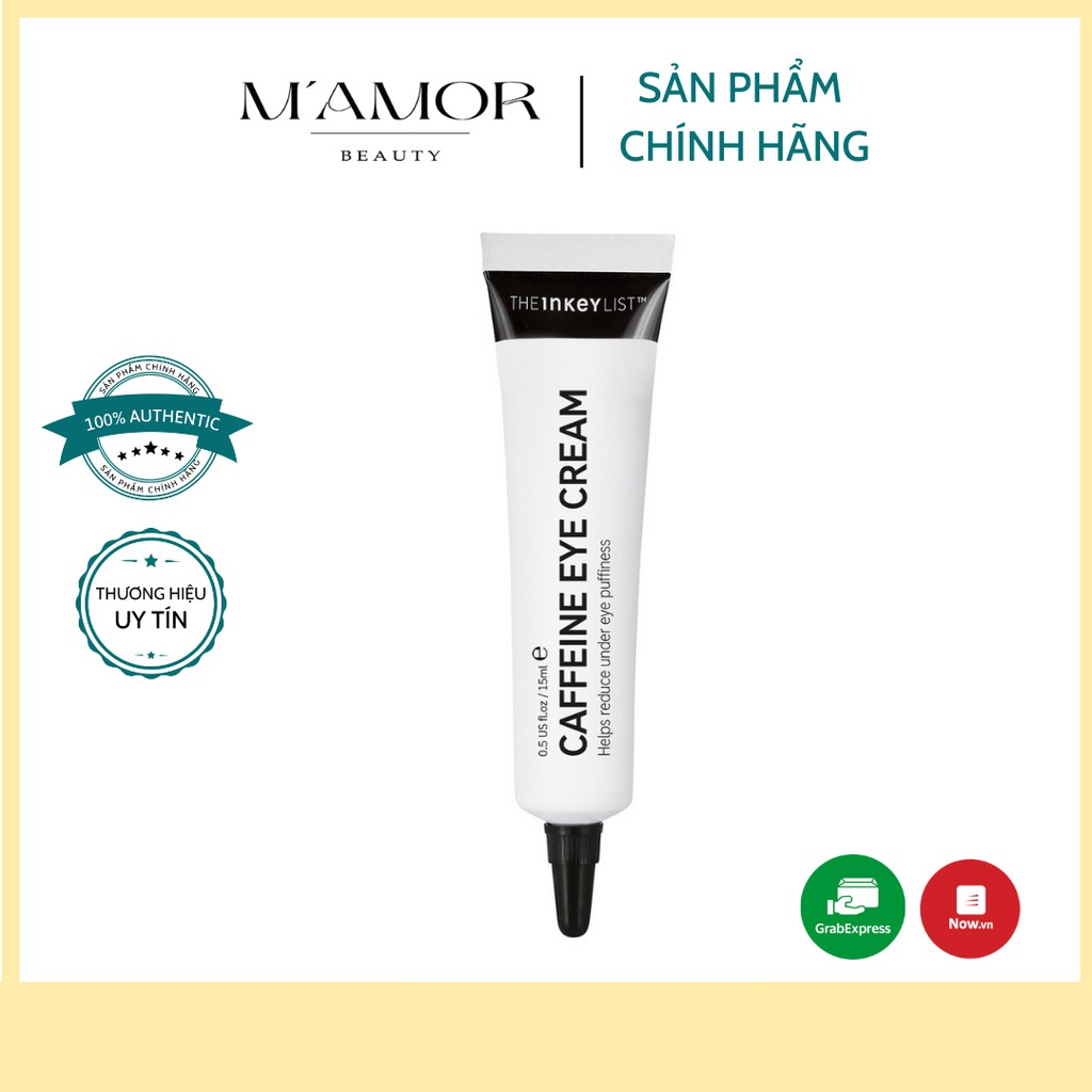 Kem dưỡng mắt giảm quầng thâm The Inkey List Caffeine Eye Cream (Bill Mỹ)