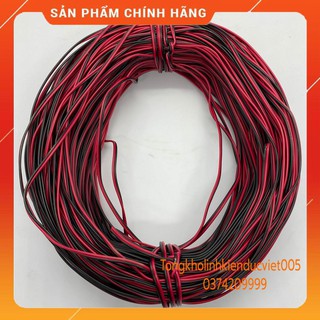 . dây đôi đỏ đen 0.2 li giá 100 mét [Shop Uy Tín]