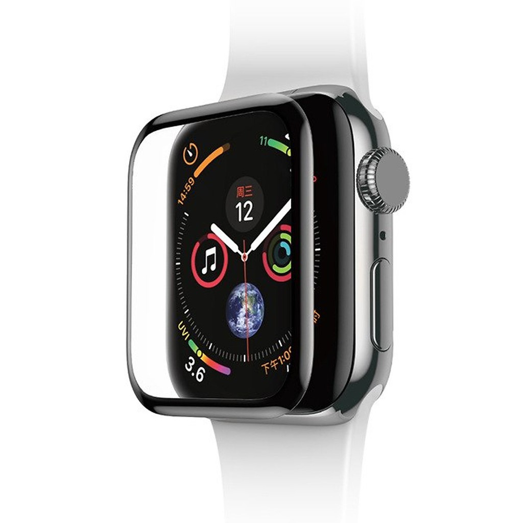 Kính Cường Lực Apple Watch 3D Dẻo - Chống Vỡ - Chống Xước Full Màn Hình Đủ Size 38/40/42/44mm