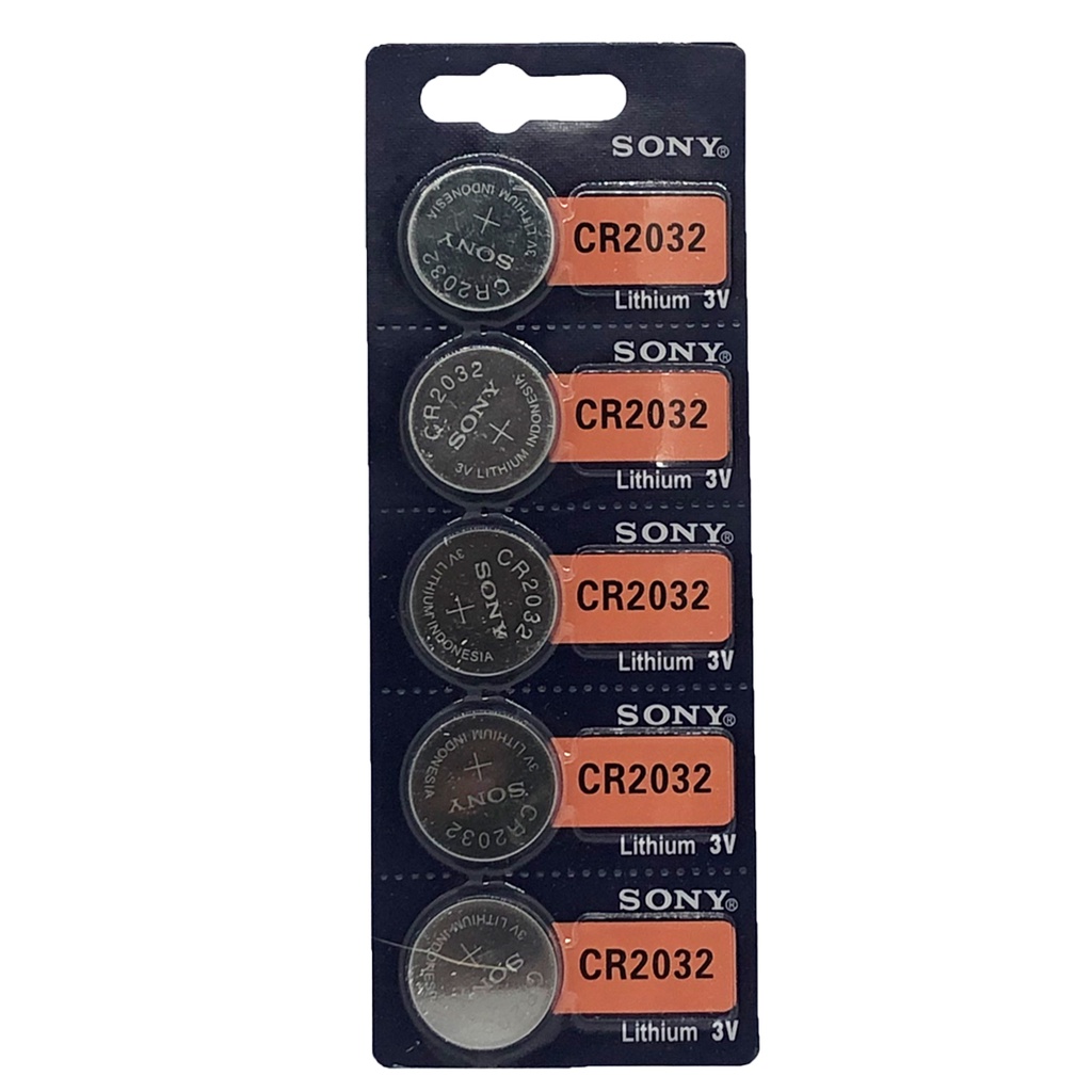 Pin Cúc áo Sony Lithium 3V CR2016, CR2025, CR2032 - Vỉ 5 viên