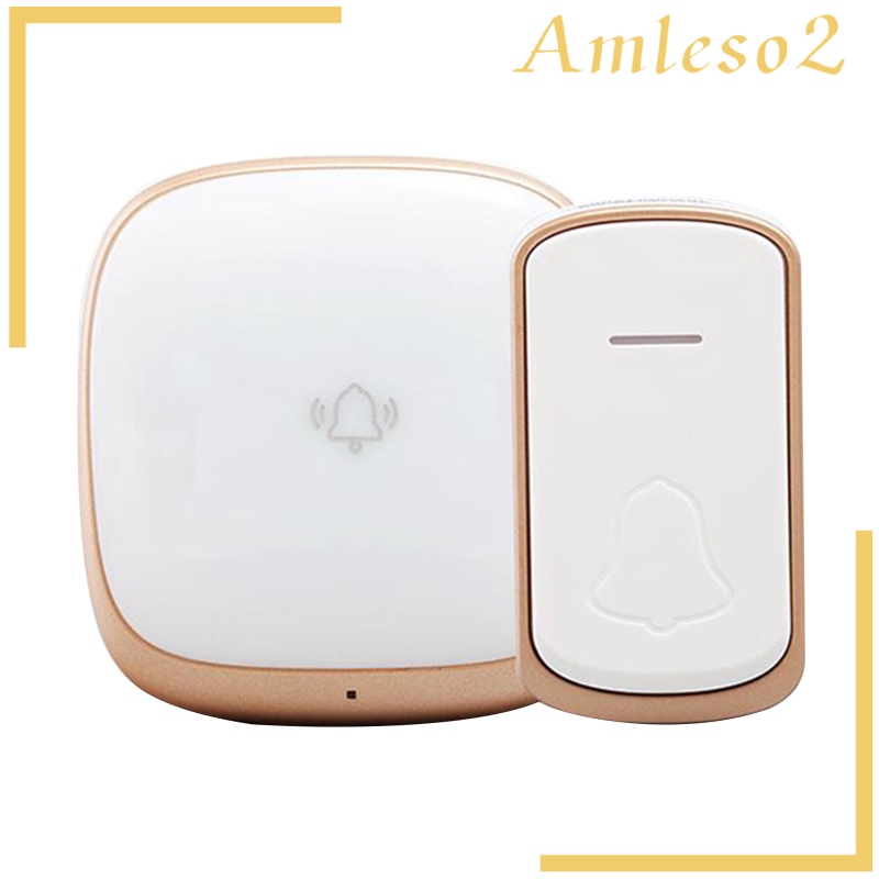 [AMLESO2]Wireless DoorBell Portable Easy Install Long Range 36 Melodies for Home